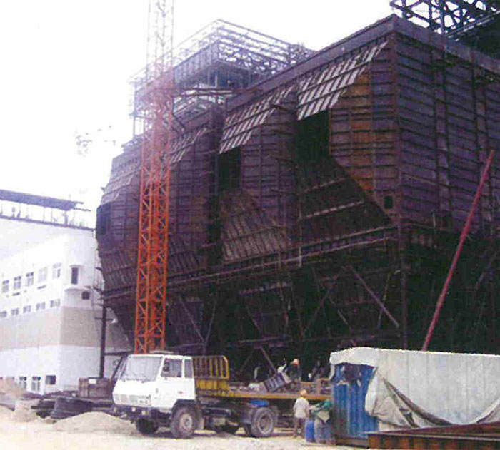 電除塵安裝工程一瞥
